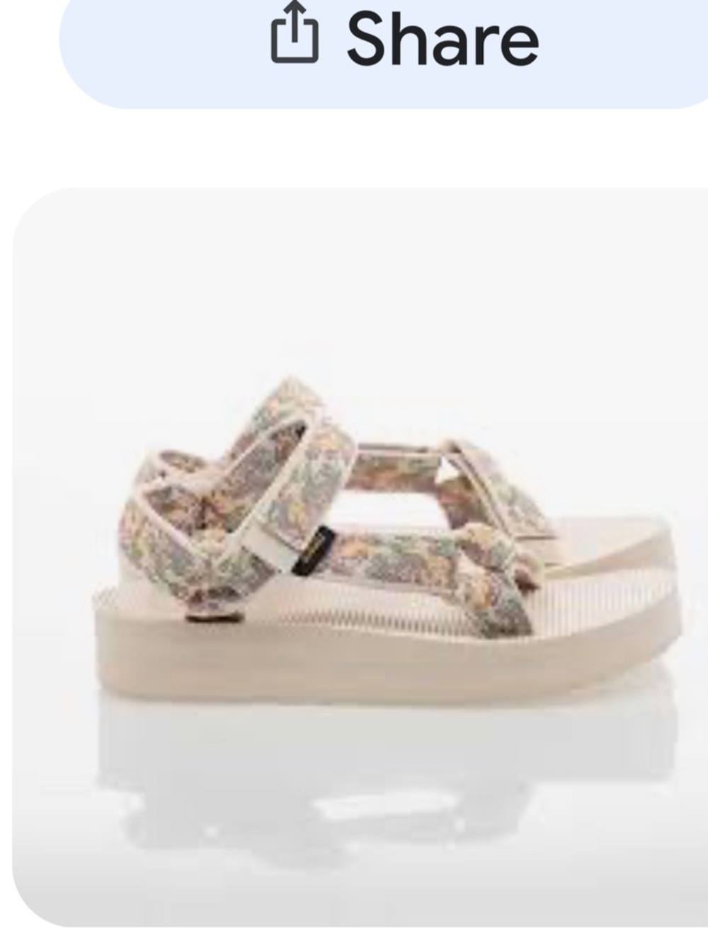 Teva Floral Strap Midform Universal Platform Sandals Light Pink Floral Garden 8 - Picture 2 of 9